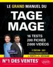 Image for Le Grand Manuel du TAGE MAGE - N(deg)1 DES VENTES - 16 tests blancs + 200 fiches de cours + 2000 videos - Edition 2021
