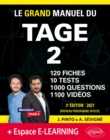 Image for Le Grand Manuel du TAGE 2 - 10 tests blancs + 120 fiches de cours + 1000 videos - Edition 2021