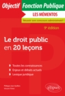 Image for Le droit public en 20 lecons - 9e edition