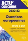 Image for Questions europeennes 2022-2023 - Cours et QCM