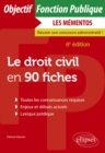 Image for Le droit civil en 90 fiches