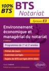 Image for BTS Notariat - Environnement economique et managerial du notariat - Epreuve E3