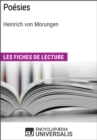 Image for Poesies de Heinrich von Morungen: Les Fiches de lecture d&#39;Universalis