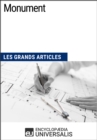 Image for Monument: Les Grands Articles d&#39;Universalis