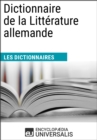 Image for Dictionnaire de la Litterature allemande: (Les Dictionnaires d&#39;Universalis)