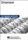 Image for Ornement: Les Grands Articles d&#39;Universalis