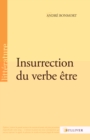Image for Insurrection du verbe etre