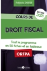 Image for Cours de droit fiscal 2021: Tout le programmes en fiches et en schemas