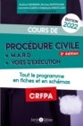 Image for Cours de procedure civile 2022: Tout le programme en fiches et en schemas