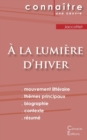 Image for Fiche de lecture A la lumiere d&#39;hiver de Philippe Jaccottet (Analyse litteraire de reference et resume complet)