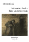 Image for Memoires ecrits dans un souterrain