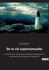 Image for De la vie supersensuelle