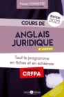 Image for Cours d&#39;anglais juridique 2023: Tout le programme en fiches et schemas