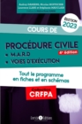 Image for Cours de procedure civile 2023: Tout le programme en fiches et schemas