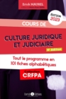 Image for Cours de culture juridique et judiciaire 2023: Tout le programme en 101 fiches alphabetiques