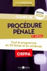 Image for Cours de procedure penale 2024: Tout le programme en fiches et en schemas