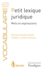 Image for Petit lexique juridique: Mots et expressions