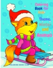 Image for Coloring Book for Kids Theme Winter and Animals - Beautiful Coloring Book for Kids and Toddlers, Fun and Interactive Coloring pages with Animals and Winter Theme