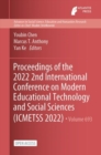 Image for Proceedings of the 2022 2nd International Conference on Modern Educational Technology and Social Sciences (ICMETSS 2022)