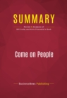 Image for Summary of Come on People: On the Path From Victims to Victors - Bill Cosby and Alvin F. Poussaint, M.D.