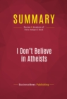 Image for Summary of I Don&#39;t Believe in Atheists - Chris Hedges