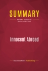 Image for Summary of Innocent Abroad: An Intimate Account of American Peace Diplomacy in the Middle East - Martin Indyk