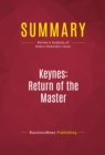Image for Summary of Keynes: Return of the Master - Robert Skidelsky