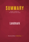 Image for Summary of Landmark: The Inside Story of America&#39;s New Health Care Law and What It Means for Us All - The Staff of The Washington