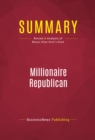 Image for Summary of Millionaire Republican: Why Rich Republicans Get Rich - And How You Can Too! - Wayne Allyn Root