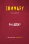 Image for Summary of No Apology: The Case for American Greatness - Mitt Romney