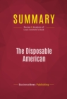 Image for Summary of The Disposable American: Layoffs and Their Consequences - Louis Uchitelle