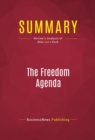 Image for Summary of The Freedom Agenda: Why a Balanced Budget Amendment is Necessary to Restore Constitutional Government - MIKE LEE