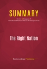 Image for Summary of The Right Nation: How Conservatives Won - John Micklethwait and Adrian Wooldridge