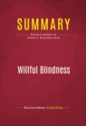 Image for Summary of Willful Blindness: A Memoir of the Jihad - Andrew C. McCarthy