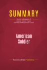 Image for Summary of American Soldier