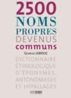 Image for 2500 Noms Propres Devenus Communs