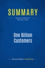 Image for Summary: One Billion Customers - James McGregor: Lessons From the Front Lines of Doing Business in China