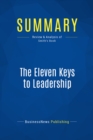 Image for Summary: The Eleven Keys To Leadership - Dayle M. Smith: Essential Leadership Skills at Your Fingertips