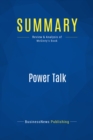 Image for Summary : Power Talk - Sarah Mcginty: Using Language To Build Authority And Influence