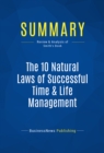 Image for Summary : The 10 Natural Laws of Successful Time &amp; Life Management - Hyrum W. Smith: Proven Strategies for Increased Productivity and Inner Peace