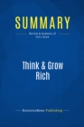 Image for Summary : Think &amp; Grow Rich - Napoleon Hill: The Way To Personal Achievement