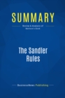 Image for Summary : The Sandler Rules - David Mattson: 49 Timeless Selling Principles and How to Apply Them