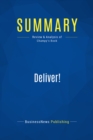 Image for Summary : Deliver! - Jim Champy: How to Be Fast, Flawless and Frugal