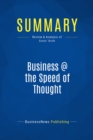 Image for Summary : Business @ the Speed of Thought - Bill Gates: Using a Digital Nervous System