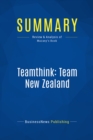 Image for Summary : Teamthink: Team New Zealand - Pete Mazany: The &#39;&#39;Black Magic&#39;&#39; of Management Behind the 1995 America&#39;s Cup Success