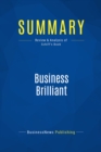 Image for Summary : Business Brilliant - Lewis Schiff: Surprising Lessons From The Greatest Self-Made Icons