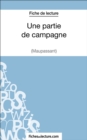 Image for Une partie de campagne de Maupassant (Fiche de lecture): Analyse complete de l&#39;oeuvre
