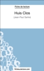 Image for Huis Clos de Jean-Paul Sartre (Fiche de lecture): Analyse complete de l&#39;oeuvre