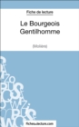 Image for Le Bourgeois Gentilhomme de Moliere (Fiche de lecture): Analyse complete de l&#39;oeuvre