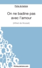 Image for On ne badine pas avec l&#39;amour - Alfred de Musset (Fiche de lecture)